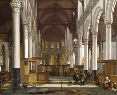 Interno di chiesa da Emanuel de Witte